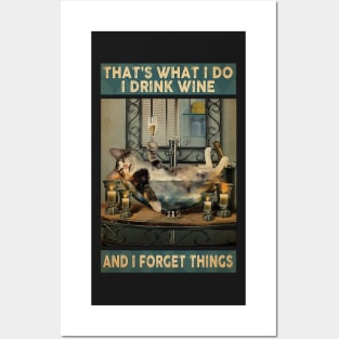 AND I FORGET THINGS Funny Cat Posters and Art